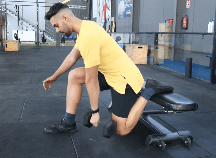 Alternativa a la sentadilla bulgara para gluteo