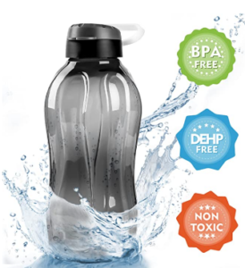 Botella de agua reutilizable de 1,5 litros
