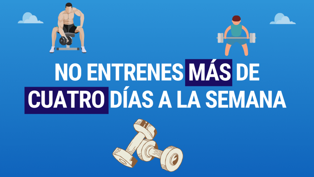 Entrenar cuatro días a la semana
