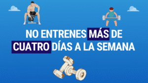 Entrenar cuatro días a la semana
