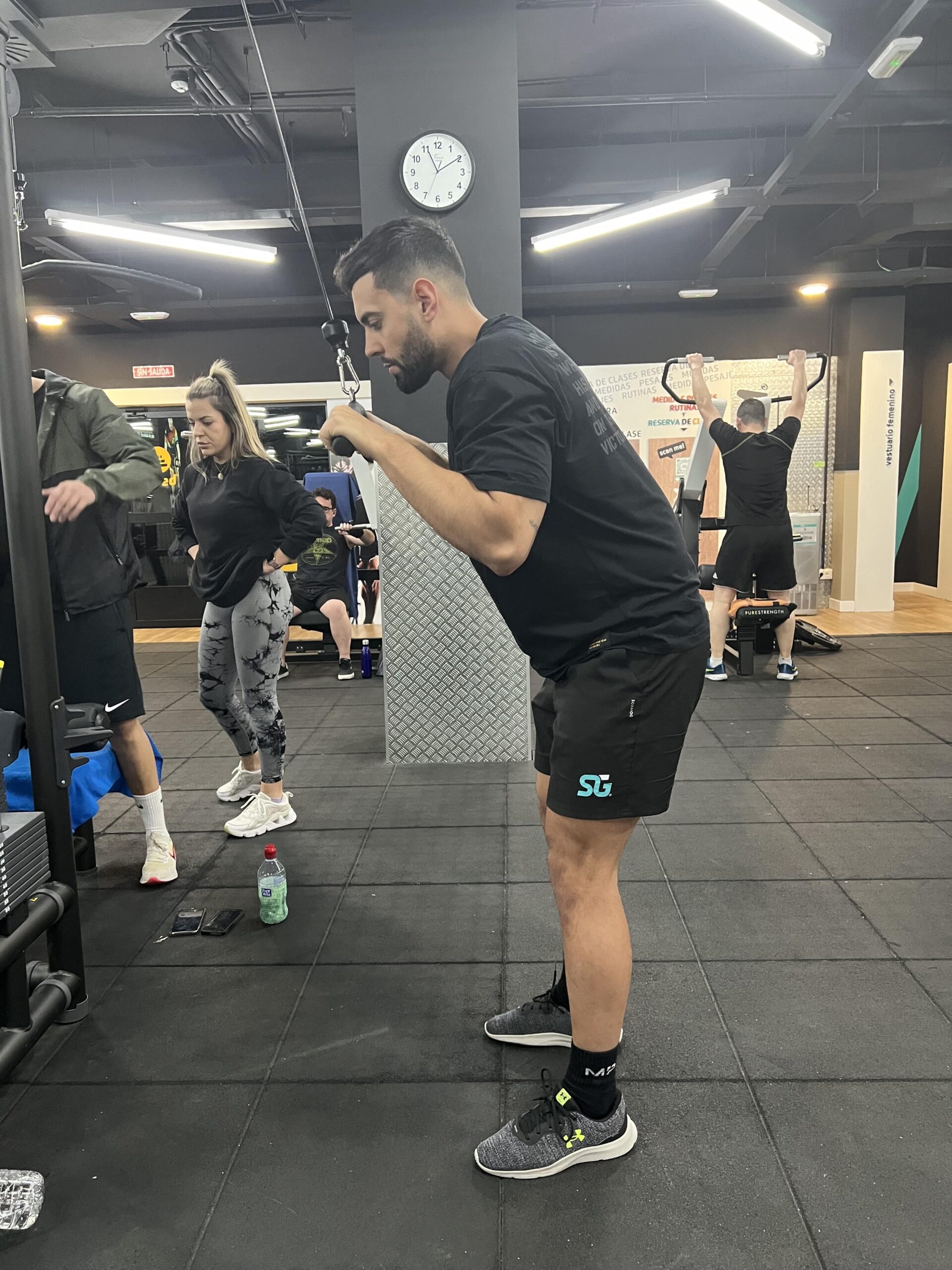 Extensión de triceps con cuerda